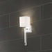 Sconce Nuvo 60-6682 Thompson - 1 Light - Wall Sconce - Polished Nickel Finish with White Linen Shade Nuvo