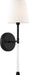 Sconce Nuvo 60-6689 Olmstead - 1 Light - Wall Sconce - Aged Bronze Finish with White Linen Shade Nuvo