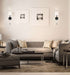 Sconce Nuvo 60-6689 Olmstead - 1 Light - Wall Sconce - Aged Bronze Finish with White Linen Shade Nuvo