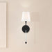 Sconce Nuvo 60-6689 Olmstead - 1 Light - Wall Sconce - Aged Bronze Finish with White Linen Shade Nuvo