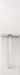 Sconce Nuvo 60-6691 Vesey - 1 Light - Wall Sconce - Brushed Nickel Finish with White Linen Shade Nuvo
