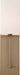 Sconce Nuvo 60-6692 Vesey - 1 Light - Wall Sconce - Burnished Brass Finish with White Linen Shade Nuvo