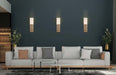 Sconce Nuvo 60-6692 Vesey - 1 Light - Wall Sconce - Burnished Brass Finish with White Linen Shade Nuvo