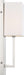 Sconce Nuvo 60-6693 Vesey - 1 Light - Wall Sconce - Polished Nickel Finish with White Linen Shade Nuvo