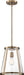 Pendant Nuvo 60-6697 Bruge - 1 Light - Pendant Fixture - Burnished Brass Finish with Clear Glass Nuvo