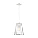 Pendant Nuvo 60-6698 Bruge - 1 Light - Pendant Fixture - Polished Nickel Finish with Clear Glass Nuvo