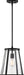Pendant Nuvo 60-6699 Bruge - 1 Light - Pendant Fixture - Matte Black Finish with Clear Glass Nuvo