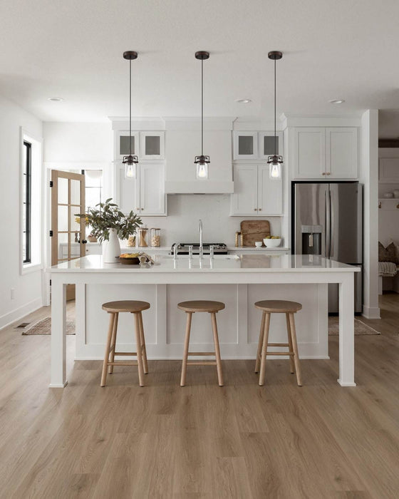Mini Pendant Nuvo 60-6731 Antebellum - 1 Light - Mini Pendant Fixture - Mahogany Bronze Finish with Clear Glass Nuvo