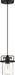 Mini Pendant Nuvo 60-6732 Antebellum - 1 Light - Mini Pendant Fixture - Matte Black Finish with Clear Glass Nuvo