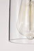 Mini Pendant Nuvo 60-6736 Antebellum - 1 Light - Mini Pendant Fixture - Brushed Nickel Finish with Clear Glass Nuvo