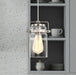 Mini Pendant Nuvo 60-6736 Antebellum - 1 Light - Mini Pendant Fixture - Brushed Nickel Finish with Clear Glass Nuvo