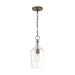 Pendant Nuvo 60-6748 Hartley - 1 Light - Pendant Fixture - Antique Copper Finish with Clear Glass Nuvo