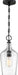 Pendant Nuvo 60-6749 Hartley - 1 Light - Pendant Fixture - Matte Black Finish with Clear Glass Nuvo