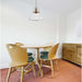 Pendant Nuvo 60-6757 Basel - 1 Light - Pendant Fixture - Burnished Brass Finish with Clear Glass Nuvo