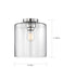 Semi Flush Nuvo 60-6778 Chantecleer - 1 Light - Semi-Flush Fixture - Polished Nickel Finish with Clear Glass Nuvo