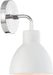 Vanity Nuvo 60-6781 Sloan - 1 Light - Vanity - Polished Nickel Finish with Matte White Shade Nuvo