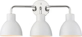 Vanity Nuvo 60-6783 Sloan - 3 Light - Vanity - Polished Nickel Finish with Matte White Shade Nuvo