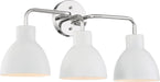 Vanity Nuvo 60-6783 Sloan - 3 Light - Vanity - Polished Nickel Finish with Matte White Shade Nuvo