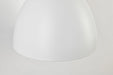 Vanity Nuvo 60-6784 Sloan - 1 Light - Vanity - Matte Black Finish with White Shade Nuvo