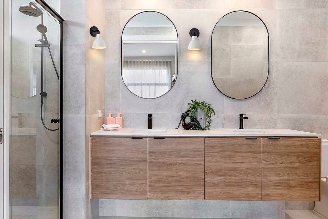 Vanity Nuvo 60-6784 Sloan - 1 Light - Vanity - Matte Black Finish with White Shade Nuvo
