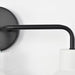 Vanity Nuvo 60-6786 Sloan - 3 Light - Vanity - Matte Black Finish with White Shade Nuvo