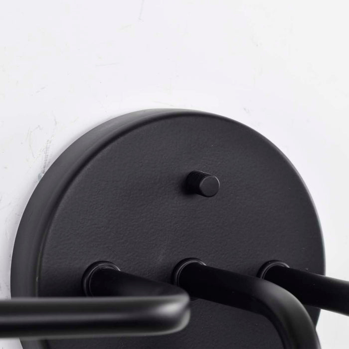 Vanity Nuvo 60-6786 Sloan - 3 Light - Vanity - Matte Black Finish with White Shade Nuvo