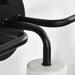 Vanity Nuvo 60-6786 Sloan - 3 Light - Vanity - Matte Black Finish with White Shade Nuvo