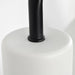 Vanity Nuvo 60-6786 Sloan - 3 Light - Vanity - Matte Black Finish with White Shade Nuvo