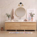 Vanity Nuvo 60-6792 Sloan - 2 Light - Vanity - Matte Black and Burnished Brass Finish Nuvo