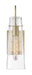 Sconce Nuvo 60-6859 Alondra - 1 Light - Wall Sconce Fixture - Vintage Brass Finish with Clear Glass Nuvo