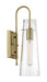 Sconce Nuvo 60-6859 Alondra - 1 Light - Wall Sconce Fixture - Vintage Brass Finish with Clear Glass Nuvo