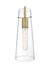 Mini Pendant Nuvo 60-6860 Alondra - 1 Light - Mini Pendant Fixture - Vintage Brass Finish with Clear Glass Nuvo