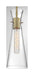 Mini Pendant Nuvo 60-6860 Alondra - 1 Light - Mini Pendant Fixture - Vintage Brass Finish with Clear Glass Nuvo