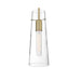 Mini Pendant Nuvo 60-6860 Alondra - 1 Light - Mini Pendant Fixture - Vintage Brass Finish with Clear Glass Nuvo