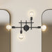 Vanity Nuvo 60-6861 Delphi - 4 Light - Vanity - Black Finish Nuvo