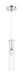 Mini Pendant Nuvo 60-6866 Spyglass - 1 Light - Mini Pendant Fixture - Polished Nickel Finish with Clear Glass Nuvo