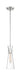 Mini Pendant Nuvo 60-6868 Bahari - 1 Light - Mini Pendant Fixture - Polished Nickel Finish with Clear Glass Nuvo