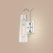 Sconce Nuvo 60-6869 Alondra - 1 Light - Wall Sconce Fixture - Polished Nickel Finish with Clear Glass Nuvo