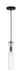 Mini Pendant Nuvo 60-6876 Spyglass - 1 Light - Mini Pendant Fixture - Black Finish with Clear Glass Nuvo