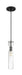 Mini Pendant Nuvo 60-6876 Spyglass - 1 Light - Mini Pendant Fixture - Black Finish with Clear Glass Nuvo