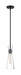 Mini Pendant Nuvo 60-6878 Bahari - 1 Light - Mini Pendant Fixture - Black Finish with Clear Glass Nuvo