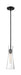 Mini Pendant Nuvo 60-6878 Bahari - 1 Light - Mini Pendant Fixture - Black Finish with Clear Glass Nuvo