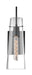 Sconce Nuvo 60-6879 Alondra - 1 Light - Wall Sconce Fixture - Black Finish with Clear Glass Nuvo