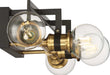 Vanity Nuvo 60-6974 Intention - 4 Light - Vanity - Warm Brass and Black Finish Nuvo