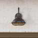 Sconce Nuvo 60-7012 Newbridge - 1 Light - Large Outdoor Wall Sconce Fixture - Dark Bronze Finish with Gold Accents Nuvo