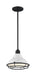 Pendant Nuvo 60-7023 Newbridge - 1 Light - Small Pendant Fixture - Gloss White Finish with Textured Black Accents Nuvo