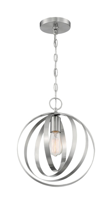Pendant Nuvo 60-7046 Pendleton - 1 Light - Pendant Fixture - Brushed Nickel Finish Nuvo