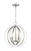 Pendant Nuvo 60-7047 Pendleton - 3 Light - Pendant Fixture - Brushed Nickel Finish Nuvo