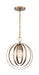 Pendant Nuvo 60-7056 Pendleton - 1 Light - Pendant Fixture - Burnished Brass Finish Nuvo
