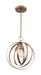 Pendant Nuvo 60-7056 Pendleton - 1 Light - Pendant Fixture - Burnished Brass Finish Nuvo